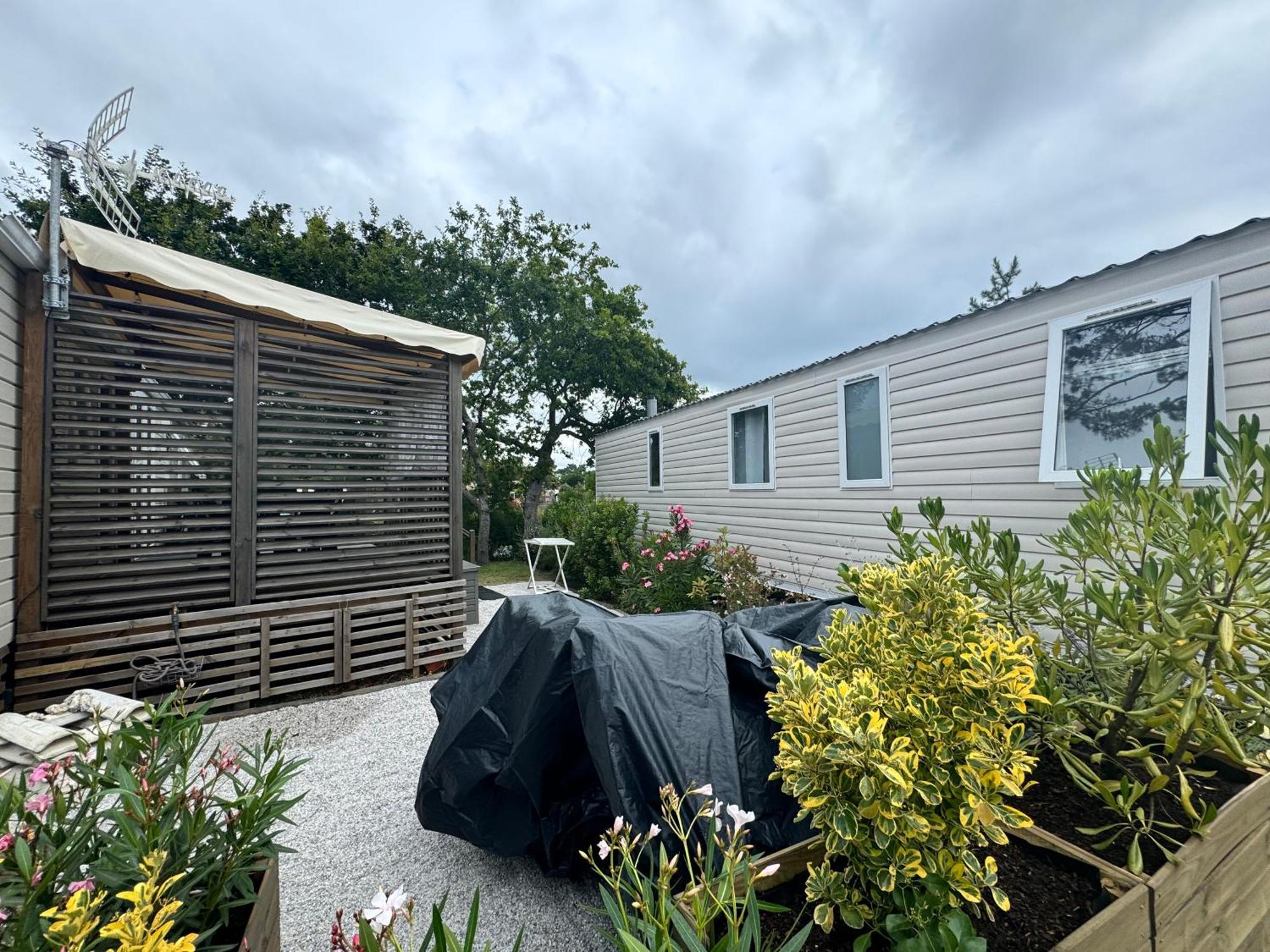 Mobil Home Xxl - Bord Lac - Camping Les Viviers - Lege Cap Ferret Exterior foto