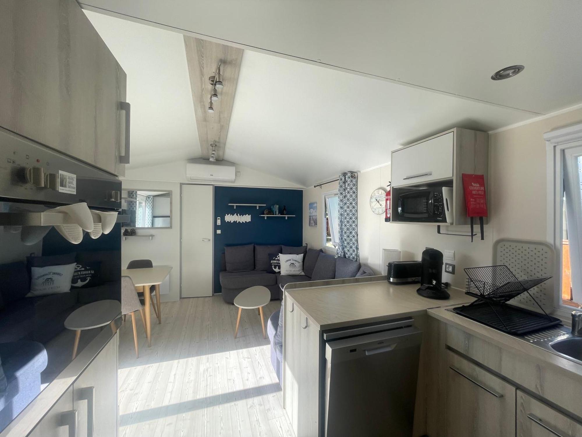 Mobil Home Xxl - Bord Lac - Camping Les Viviers - Lege Cap Ferret Exterior foto